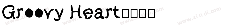 Groovy Heart字体转换